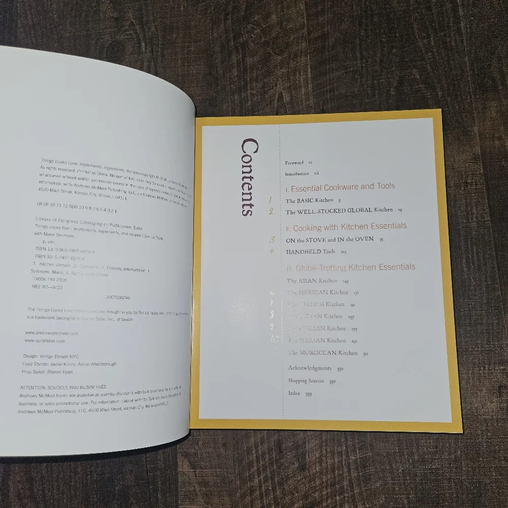 Sur La Table Things Cooks Love Hardback Cookbook